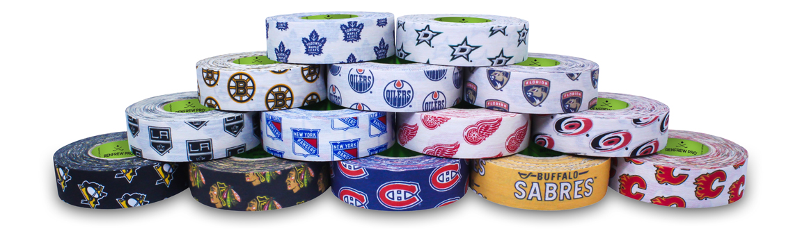 Renfrew Rainbow Cloth Hockey Tape - Set of 4