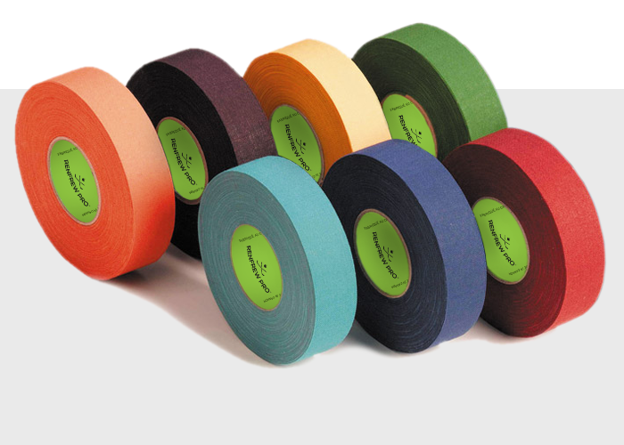 Renfrew PolyFlex Colored Hockey Stick Tape - 1 inch - Black